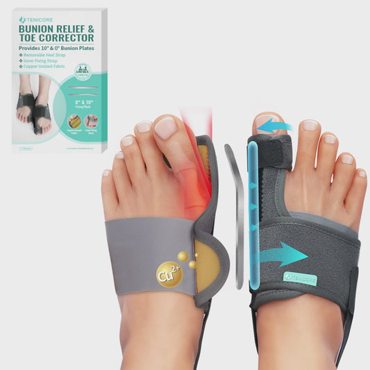 Bunion Corrector Toe Straightener - Adjustable Bunion Splint with 2 Angle Bar Germany
